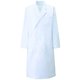 メンズ診察衣W型長袖 M ホワイト 115-20