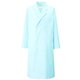 メンズ診察衣W型長袖 M サックス 115-71