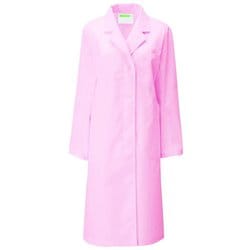 レディス診察衣S型 長袖 4L ピンク 120-73