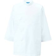 メンズ医務衣 七分袖 M ホワイト 130-70