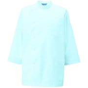 メンズ医務衣 七分袖 3L サックス 130-71