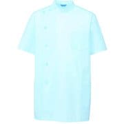 メンズ医務衣 半袖 M サックス 132-31