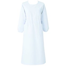 予防衣 七分袖 L ホワイト 140-30
