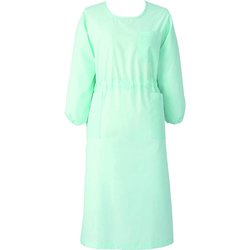 予防衣 七分袖 3L ミントグリーン 140-32