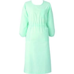 予防衣 七分袖 4L ミントグリーン 140-32