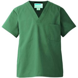 メンズ手術上衣 5L グリーン 137-62