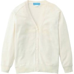 レディスカーディガン 4L オフホワイト 189-90