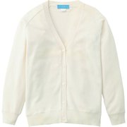レディスカーディガン 5L オフホワイト 189-90