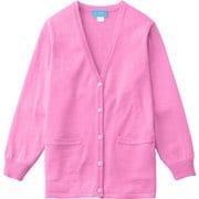 レディスカーディガン丈長 4L ピンク 220-93