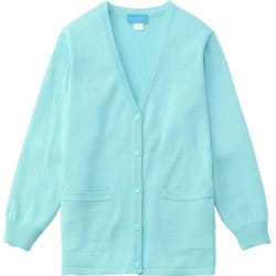 レディスカーディガン丈長 LL サックス 220-99