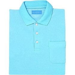 兼用ポロシャツ半袖 M サックス 232-21