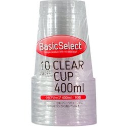 クリアカップ ベーシックセレクト クリアカップ400ml 10個入