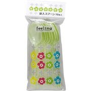 使い捨てスプーン フィーリング袋入りスプーン 10本入