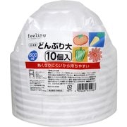 使い捨て容器 フィーリング発泡どんぶり 大 10個入