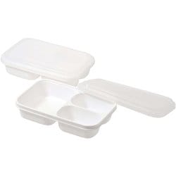 保存容器 プラスチック ホームレーベル つくりおきランチボックス 2個組 DC-6051