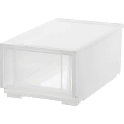 収納ケース コンビネーションケース スリムS 2618 幅26×奥行44.7×高さ18.3cm クリアホワイト CBC-2618CL/WH