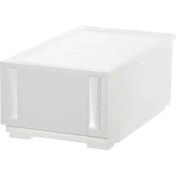 収納ケース コンビネーションケース スリムS 2618 幅26×奥行44.7×高さ18.3cm オールホワイト CBC-2618WH/WH