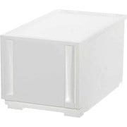 収納ケース コンビネーションケース スリムM 2624 幅26×奥行44.7×高さ24.1cm オールホワイト CBC-2624WH/WH
