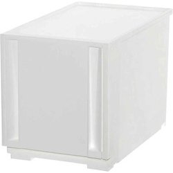 収納ケース コンビネーションケース スリムL 2630 幅26×奥行44.7×高さ29.9cm オールホワイト CBC-2630WH/WH