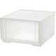 収納ケース コンビネーションケース ミドルM 3924 幅39×奥行44.7×高さ24.1cm クリアホワイト CBC-3924CL/WH