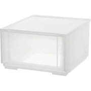 収納ケース コンビネーションケース ミドルM 3924 幅39×奥行44.7×高さ24.1cm クリアホワイト CBC-3924CL/WH