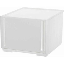収納ケース コンビネーションケース ミドルL 3930 幅39×奥行44.7×高さ29.9cm オールホワイト CBC-3930WH/WH