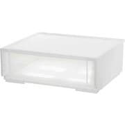 収納ケース コンビネーションケース ワイドS 5218 幅52×奥行44.7×高さ18.3cm クリアホワイト CBC-5218CL/WH