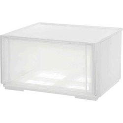 収納ケース コンビネーションケース ワイドL 5230 幅52×奥行44.7×高さ29.9cm クリアホワイト CBC-5230CL/WH