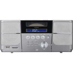 ステレオCDシステム AM/FM/ワイドFM対応 SD/USB録音・再生（MP3形式/CD,ラジオ/外部入力） SDD-4347/S
