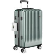 スーツケース ストッパー付き Lサイズ 旅行日数目安:1週間以上 95L 大型 キャスタロック 軽量 物掛けフック 耐衝撃 キャリーバッグ 静音 TSAローク搭載 ファスナータイプ NT-GB0701 Plus ミッドナイトグリーン