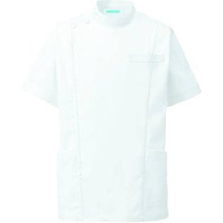 メンズジャケット半袖 M ホワイト 253-20