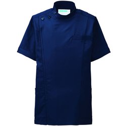 メンズジャケット半袖 M ネイビー 253-28