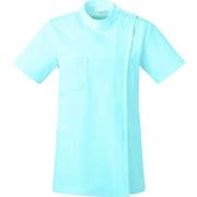 レディス医務衣 半袖 M サックス 263-11
