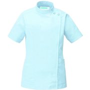 レディスジャケット半袖 M サックス 263-21