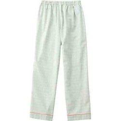 患者衣スラックス M グリーン 286-22
