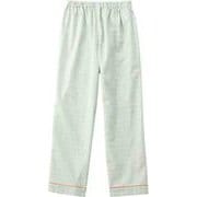 患者衣スラックス L グリーン 286-22