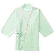 患者衣上衣(甚平型) LL グリーン 287-22