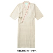 患者衣（ガウン型） 3L（ネイビー） ベージュ 289-23