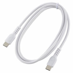 USB-C to Cケーブル USB2.0 PD60W対応 1m ホワイト SMT-L10DCC-W