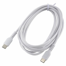 USB-C to Cケーブル USB2.0 PD60W対応 2m ホワイト SMT-L20DCC-W