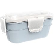 お弁当箱 2段 600ml パッキン一体型 ランタス ライトブルー WTL-T600