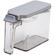 調味料ポット 450ml プッシュ式 密閉 フォルマ S グレー
