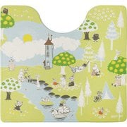 トイレマット ムーミン PVC 55×60cm グリーン