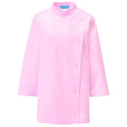 レディス医務衣七分袖 S ピンク 361-73