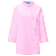 レディス医務衣七分袖 M ピンク 361-73