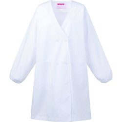 給食衣（ダブル型）1～3号 3号 ホワイト 396-90