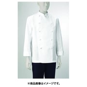 男子コックコート長袖 S ホワイト 410-70