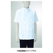 兼用コックコート半袖 3L ホワイト 412-60