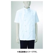 兼用コックコート半袖 4L ホワイト 412-60
