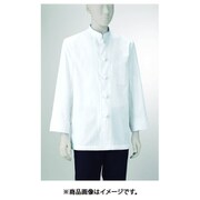 シングルコックコート（長袖） L ホワイト 417-60